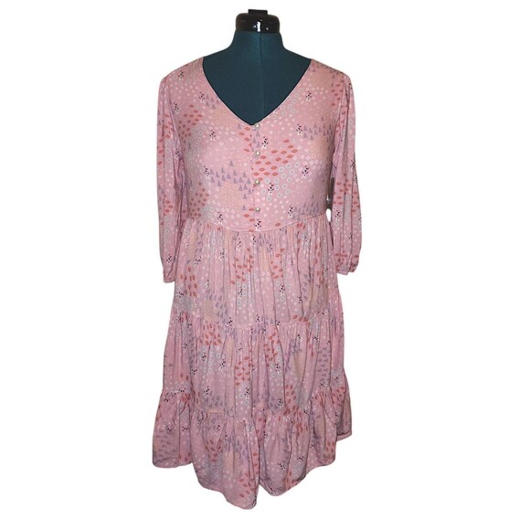 Disney Park Frozen Pink Dress For Adult Olaf Figured Size Small WDW NEW … - Picture 1 of 9